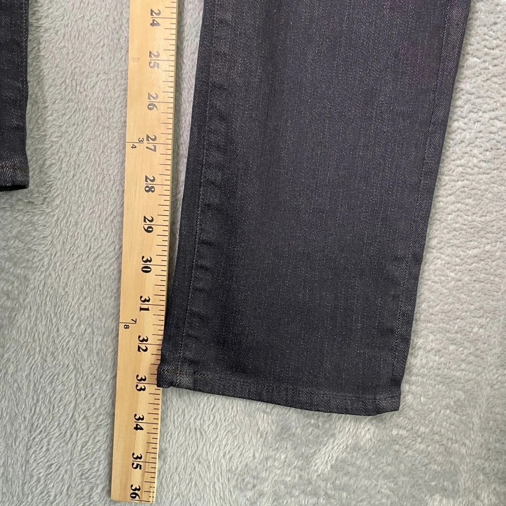 Uniqlo Slim Fit Straight Jeans Mens 30x33 Dark Wash Stretch Denim Elevated Basic